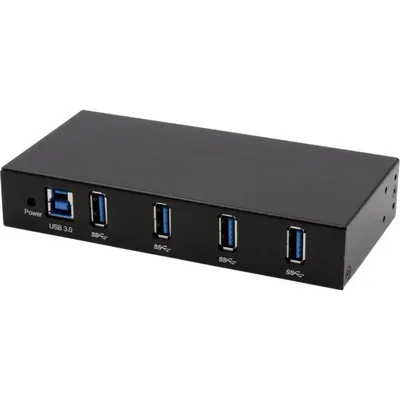 Hub Exsys 4 Ports 5 Gbps Modell EX-11234HMS-2 flexible Montage und ESD-Schutz