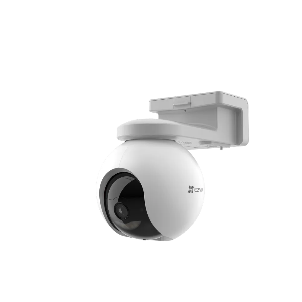 HB8 Akkubetriebene Schwenk- & Neige-WLAN-Kamera, weiß Außenkamera