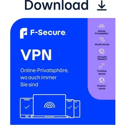 Antivirus F-Secure 3 Geräte 1 Jahr Abonnement