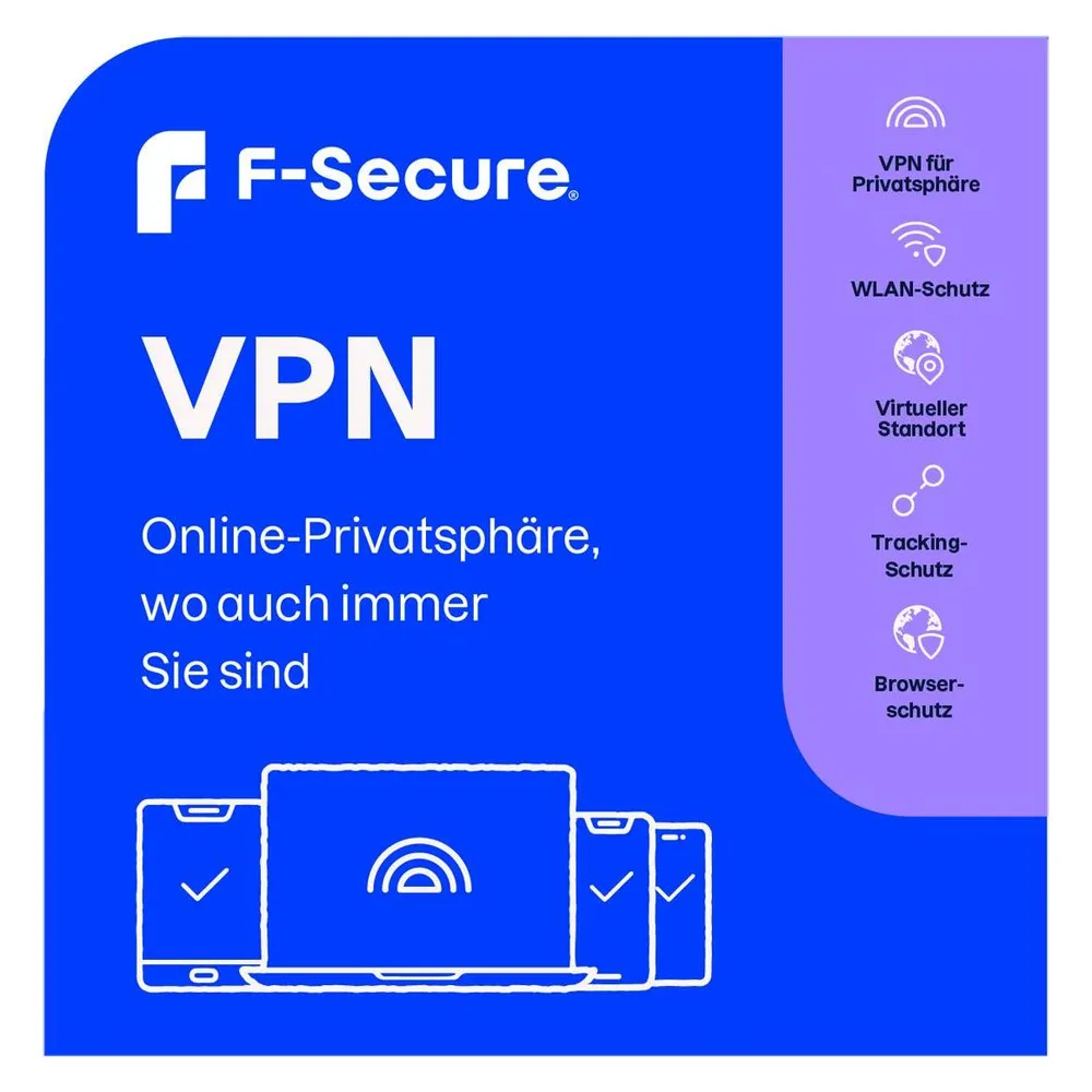 F-Secure VPN 1 Lizenz 1 Jahr Download