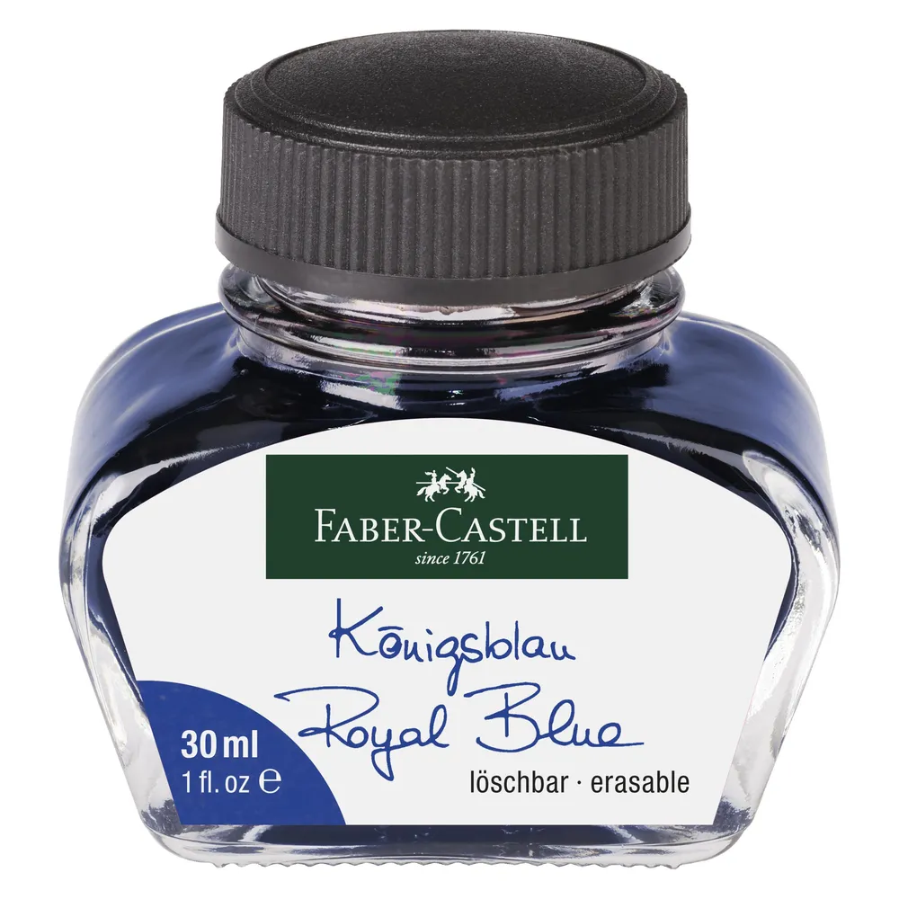 Nachfülltinte Faber-Castell 149839 Blau 30 ml Transparent Box