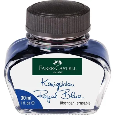 Nachfülltinte Faber-Castell 149839 Blau 30 ml Transparent Box