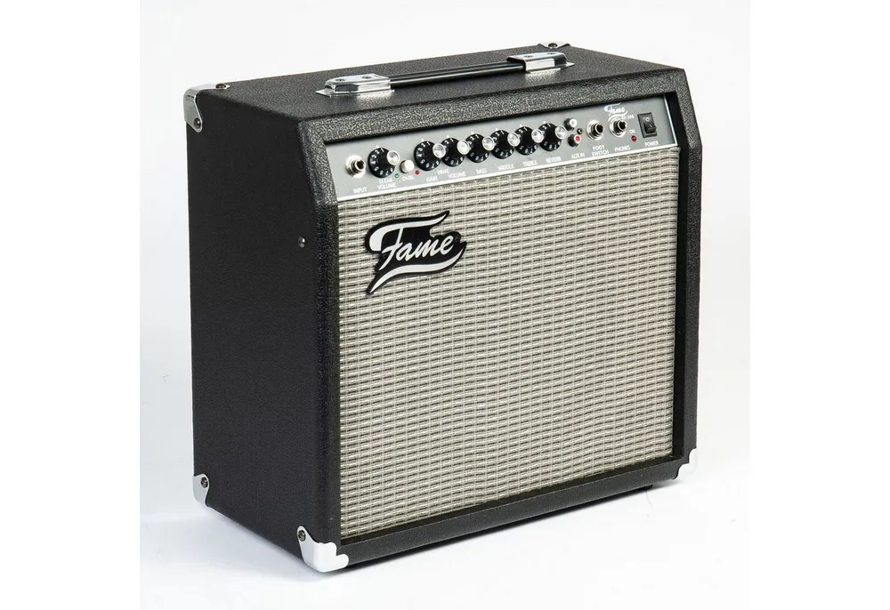 FAME Verstärker (GX-30 Combo Gitarrenverstärker, 30 Watt Verstärker, Combo Verstärker)