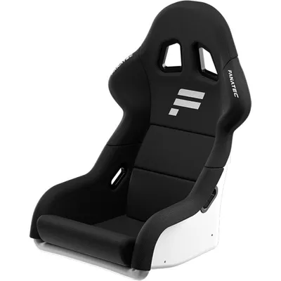 Sim Racing Sitz FANATEC ClubSport GT Weiß Verstärkte Faser Kunststoff Schale Gepolstert Bequem