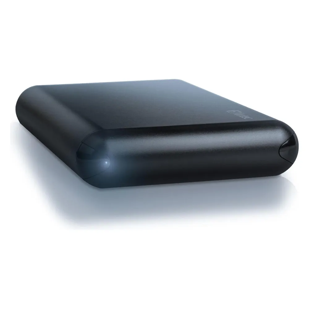 Fantec DB-F35U3 Externes Festplattengehäuse aus schwarzem Aluminium