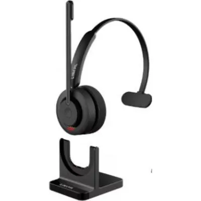 Fanvil DH301B kabellose Bluetooth Kopfhörer mit Geräuschunterdrückung, Mikrofon und USB-C schwarz