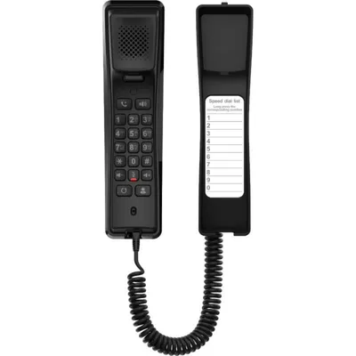 IP Telefon Fanvil H2U V2 Schwarz Drahtlos & Kabel Telefon IP Wandmontage 2-Leitungen
