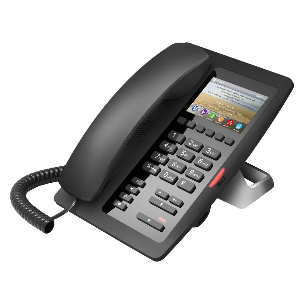 IP-Telefon Fanvil H5W 2 Leitungen WiFi PoE Display 3.5" Schwarz