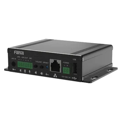 Gateway Fanvil PA3 Schwarz Tisch/Wand Montage SIP v2 PoE