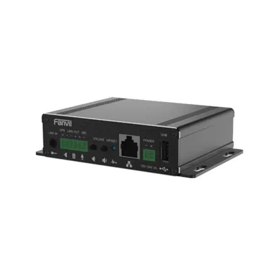 Gateway Fanvil PA3 Schwarz Tisch/Wand Montage SIP v2 PoE