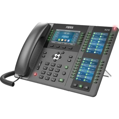 IP-Telefon Fanvil X210 V2 Schwarz 20 Leitungen LCD 4.3 Zoll Bluetooth