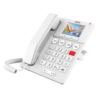 VoIP-Telefon Fanvil X306 Weiß 2 SIP-Konten Display 3.5" Bluetooth PoE