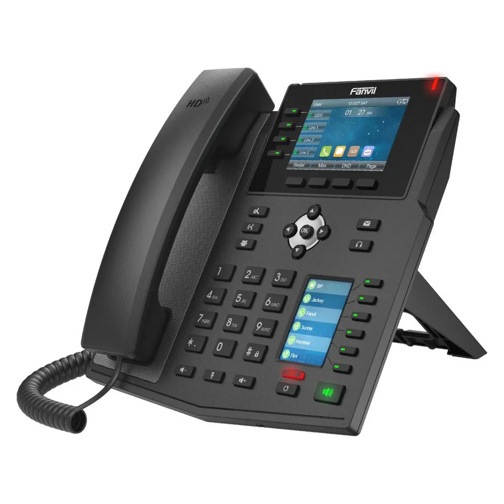 Fanvil SIP-Phone X5U V2 High-end business phone with Gigabit / SIP / POE / USB-Port
