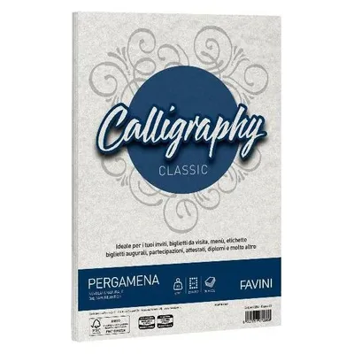 Favini CF50 PERGAMEN SHEETS A4 90G WHITE Kunstdruckpapier