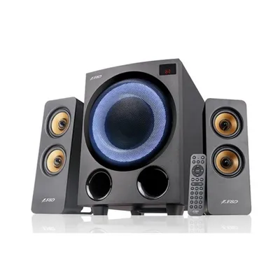 Lautsprecher F&D 2.1 kabellos Bluetooth 5.0 76W mit aktivem Subwoofer und FM