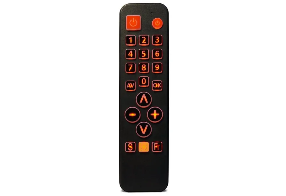 FeinTech FeinControl Universal-Fernbedienung (Infrarot-Lernfunktion, beleuchtete Tasten)