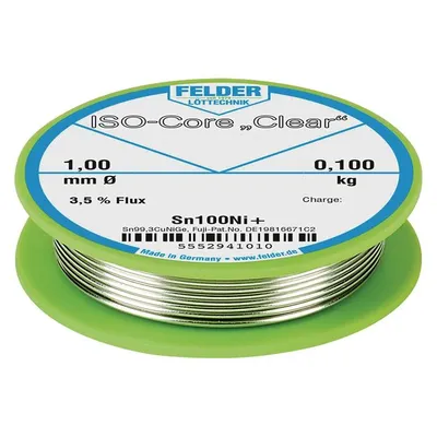 Felder Lötdraht ISO-Core Clear 2 mm 250 g Sn100Ni+
