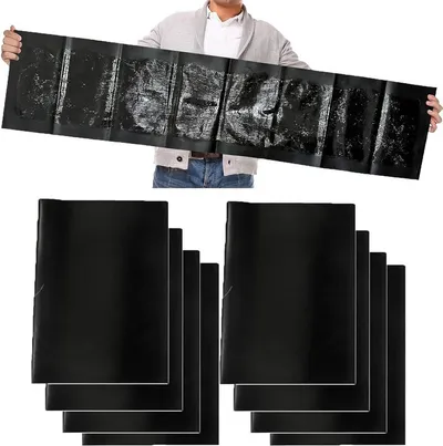 FELIXLEO 8 Stück Klebefallen 60cm x 28cm Klebeband extra starkes Ultra-Slim-Tastatur
