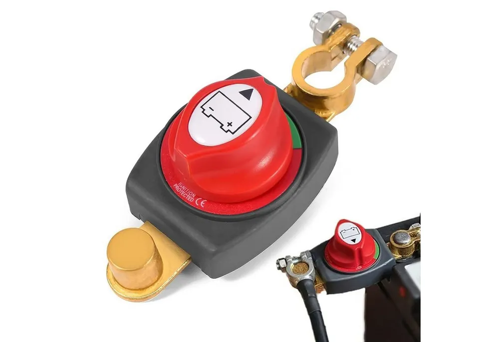 FELIXLEO Batterie Trennschalter 12V 48V Auto Motorrad Boot Wasserdicht Robust Batterie, (1 St)