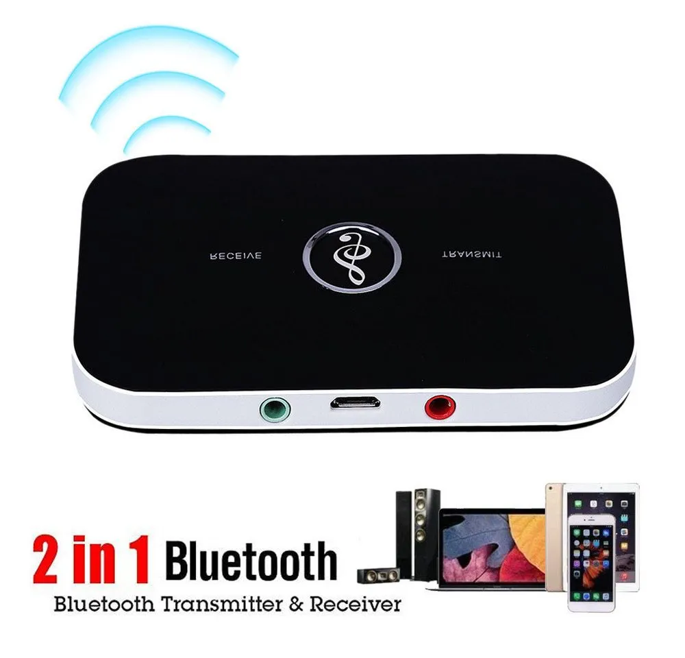 FELIXLEO Bluetooth Empfänger Sender 2in1 Kopfhörer AUX TV Bluetooth-Adapter Adapter