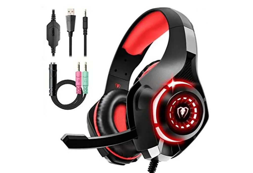 FELIXLEO Gaming Headset für PS4 PS5 PC Xbox Series 3.5 mm Deep Bass Stereo Headset