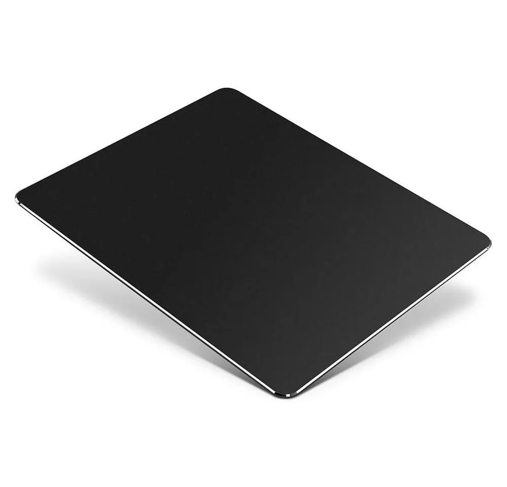 FELIXLEO Gaming Mauspad Aluminium-Metall-Mauspad, Gaming-Mauspad schwarz (23x18x0,2cm)