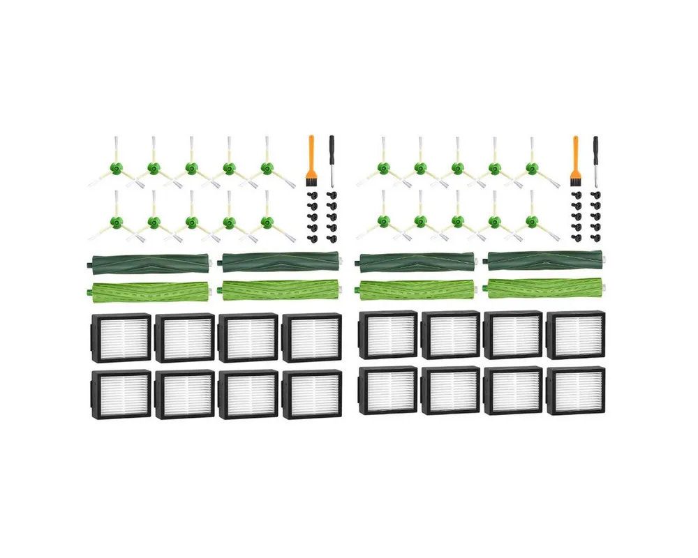 FELIXLEO Staubsaugerdüsen-Set Ersatzteile für iRobot Roomba E6 i7+ i3+ i4+ i6+ j7+ Ersatzzubehörsets, (1-tlg)