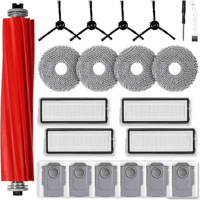 FELIXLEO Staubsaugerdüsen-Set Passgenaues Zubehörset für Roborock Qrevo S Pro und MaxV Saugroboter, (1-tlg)
