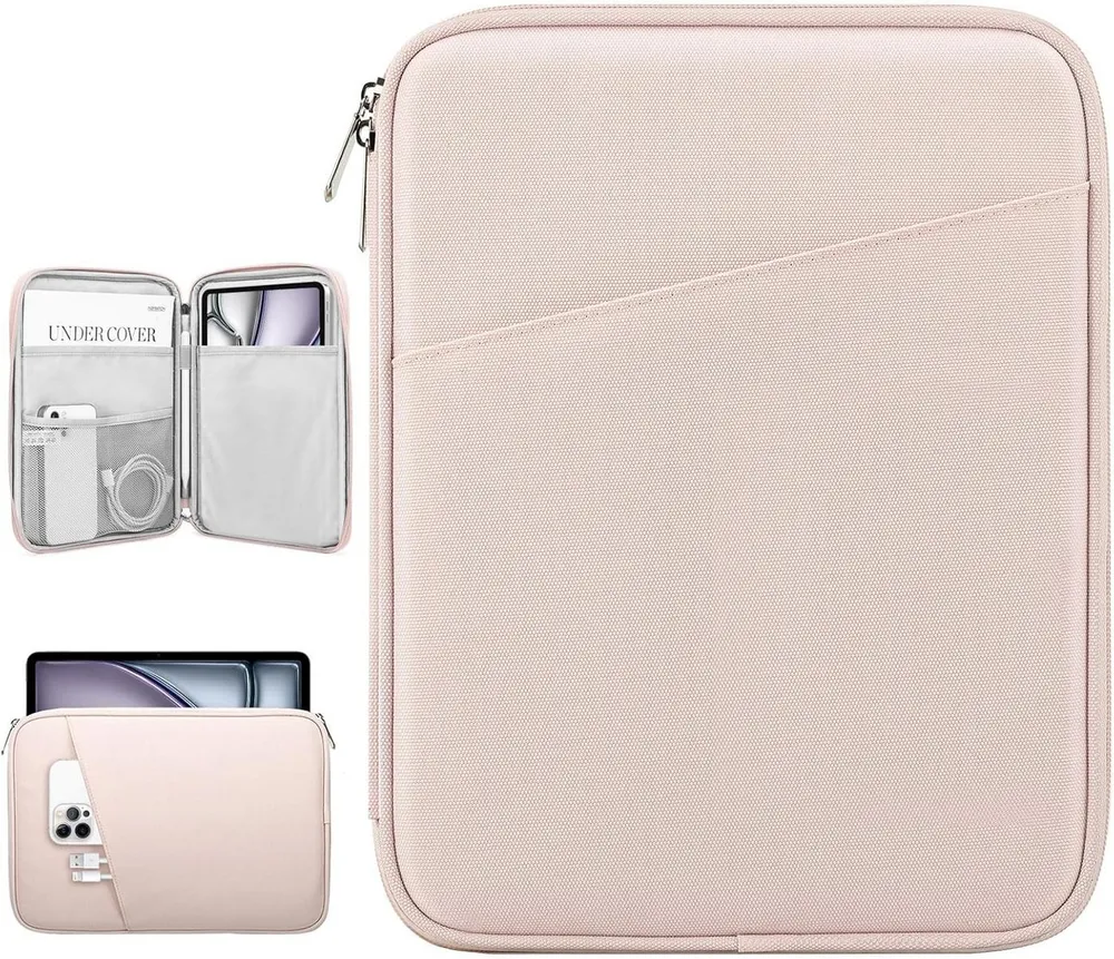 FELIXLEO Tablet-Hülle 13 Zoll Tablet Tasche für iPad Pro 13 M4 & Galaxy Tab, Rosa