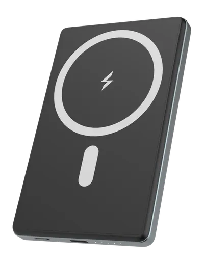 Premium Powerbank Ultraslim – Magnetic Magsafe kompatibel Dark Grey – 5000mAh 20W PD