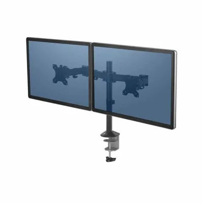 Fellowes Reflex 8502601 Doppel Monitorhalterung Tisch 27" VESA 75x75 bis 100x100 Max 8Kg