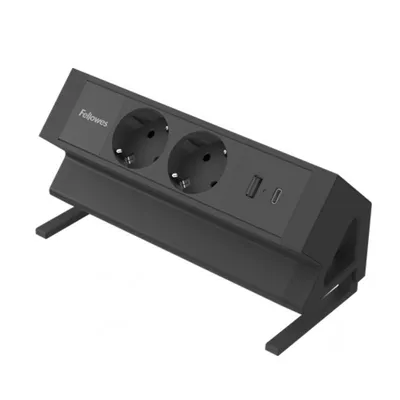 Steckdosenleiste Fellowes 100137182 2 Steckplätze Typ F 1 USB-A 1 USB-C 2 m Schwarz