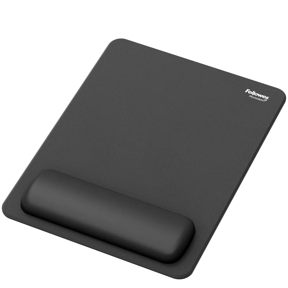 Mauspad Fellowes Breyta XL Schwarz mit Handgelenkauflage