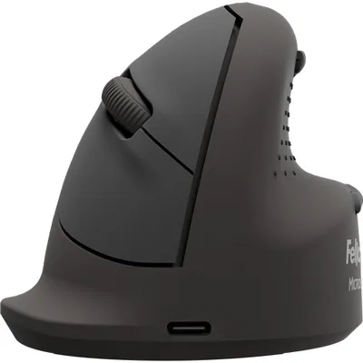 Ratón Fellowes 100143580 Bluetooth USB Type-C 2400DPI Schwarz Ergonomisch Vertikal