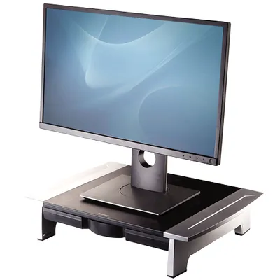 Fellowes Office Suites 71,1 cm (28") Schwarz, Silber Tisch/Bank