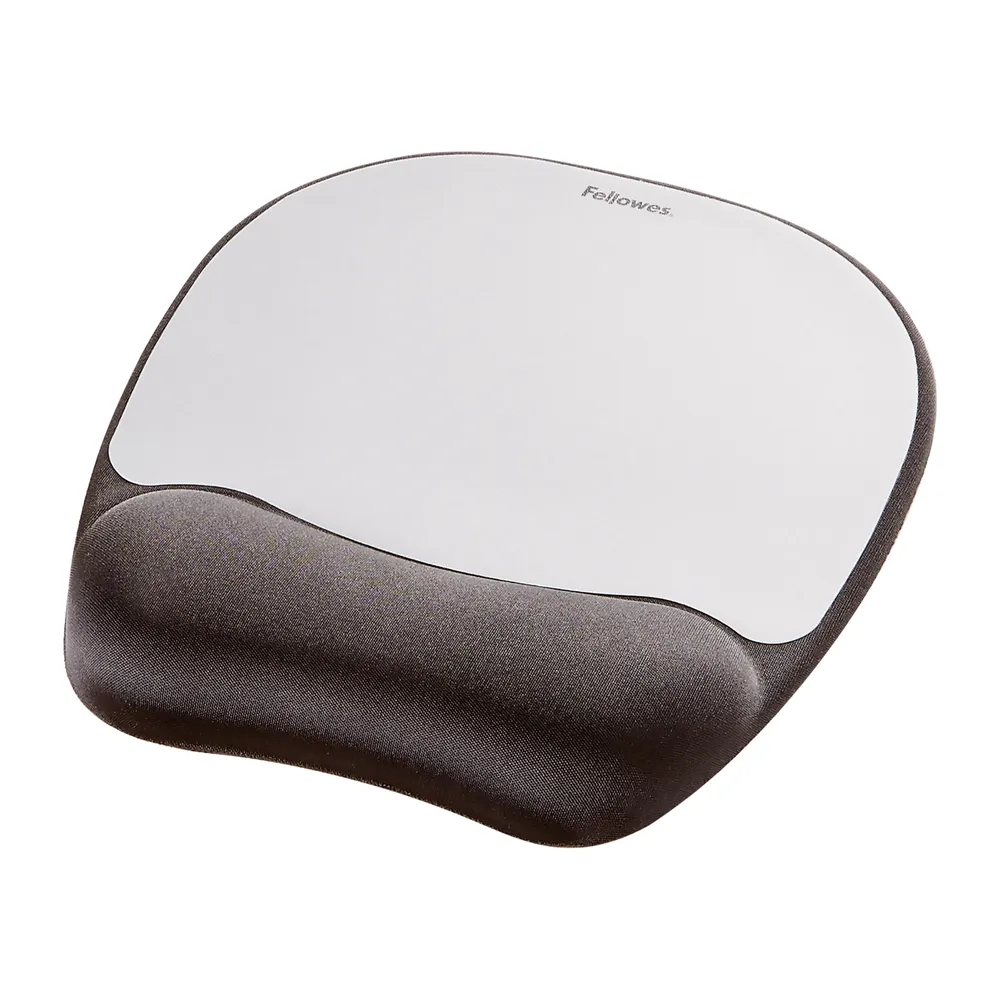 Mauspad Fellowes 9175801 Memory Foam Ergonomisch Schwarz Silber