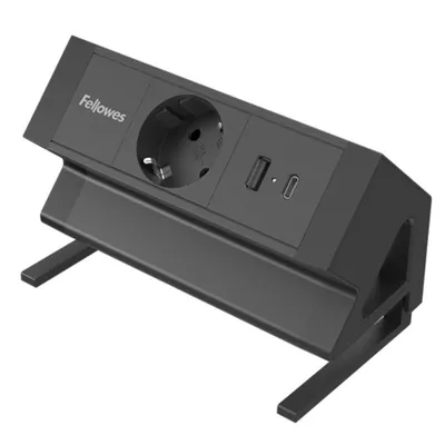 Steckdosenleiste Fellowes 100137172 1 Steckplatz Typ F 2 USB-A C 2 m Innen Schwarz