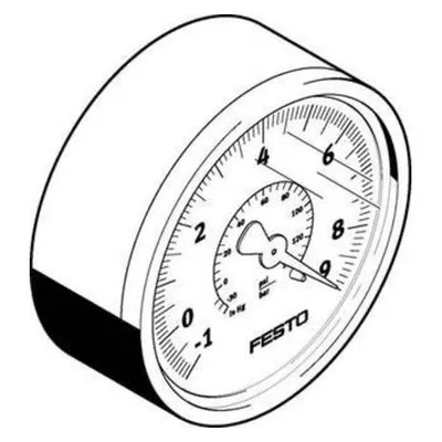 Festo VAM-63-V1/9-R1/4-EN 537814 Vakuummeter