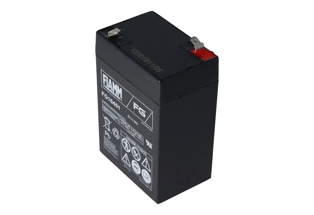 Fiam 6 Volt Akku für Peg Perego Fahrzeuge 6 Volt 4500mAh ohne Kabel Akku 4500 mAh (6,0 V)