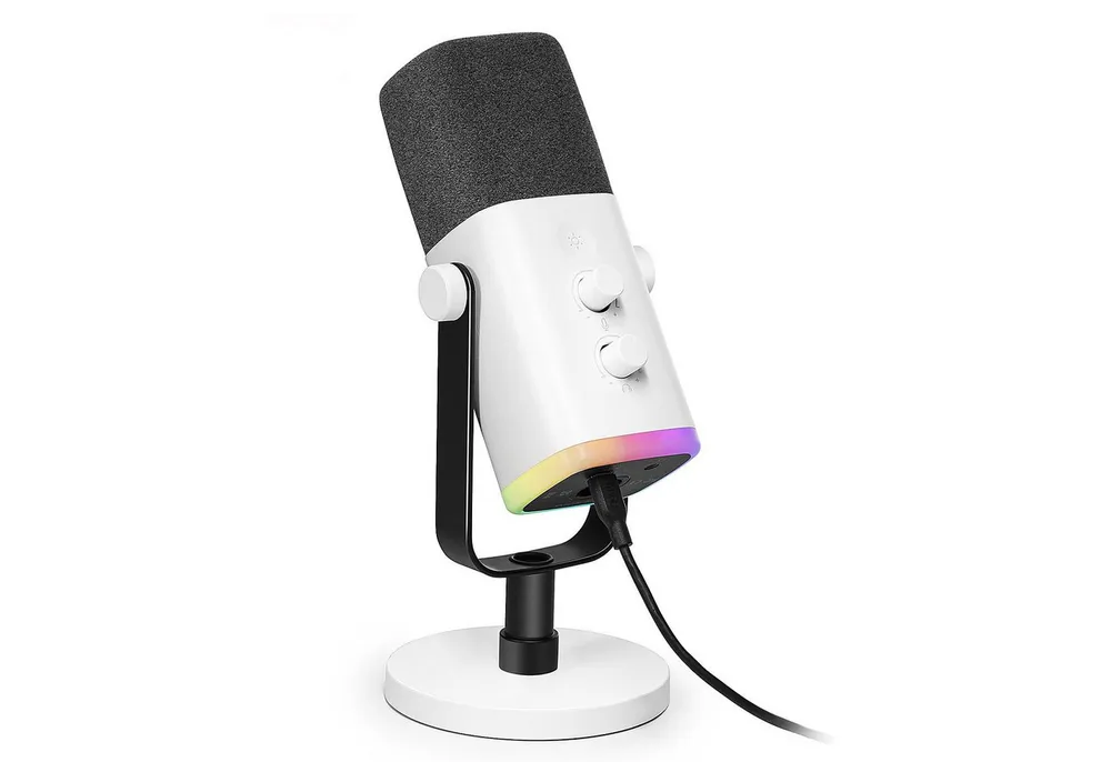 FIFINE Mikrofon XLR Mikrofon Dynamisch für Streaming Podcast Studio, USB Microphone, mit Stummschalttaste, für Gaming PC PS4/5 Mac Mixer Soundkarten