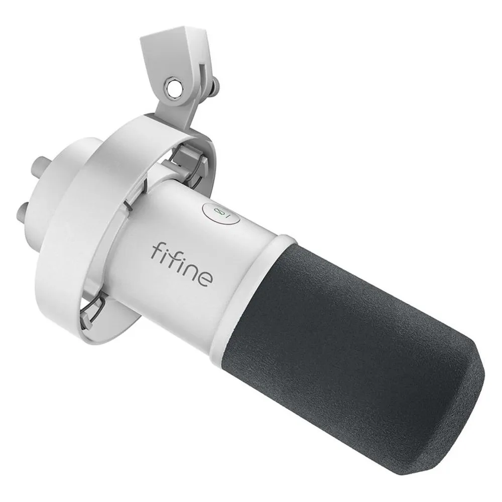 Mikrofon Fifine K688W USB-C XLR kardioid mit Touch-Steuerung und Monitoring