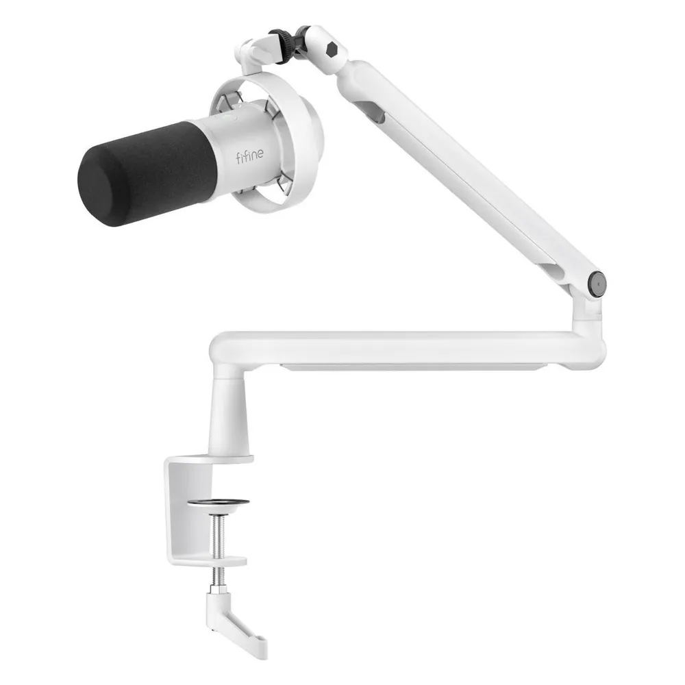 Mikrofon Fifine K688W USB-C und XLR cardioid mit Arm und Gain-Regler