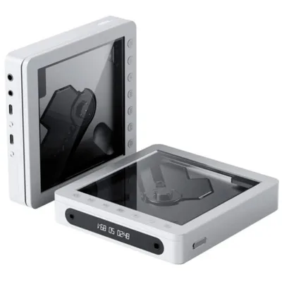 FiiO DM13 BT CD-Player (Bluetooth, LCD, 2 Kopfhörerausgänge, transparent)