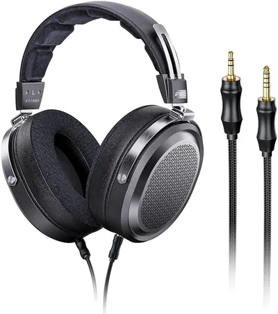 FiiO FT1 Pro Flaches magnetisches Kabel Offener Hi-Fi-Kopfhörer Schwarz