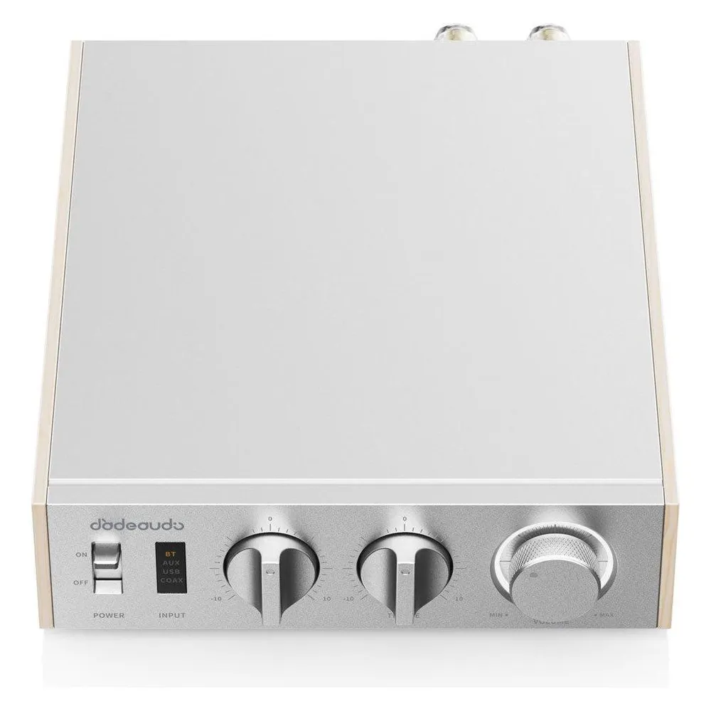 Integrierter Verstärker Fiio Level 1 60W RMS Bluetooth DAC USB Silber