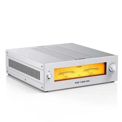 DAC Fiio Warmer R2R Tube JJ E88CC USB Optisch Koax Bluetooth Silber