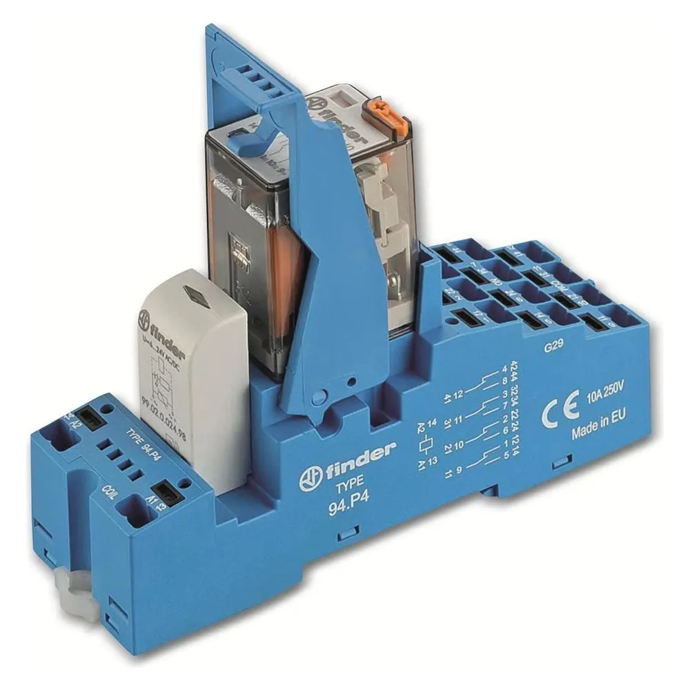 Finder Relay interface module push-in terminals