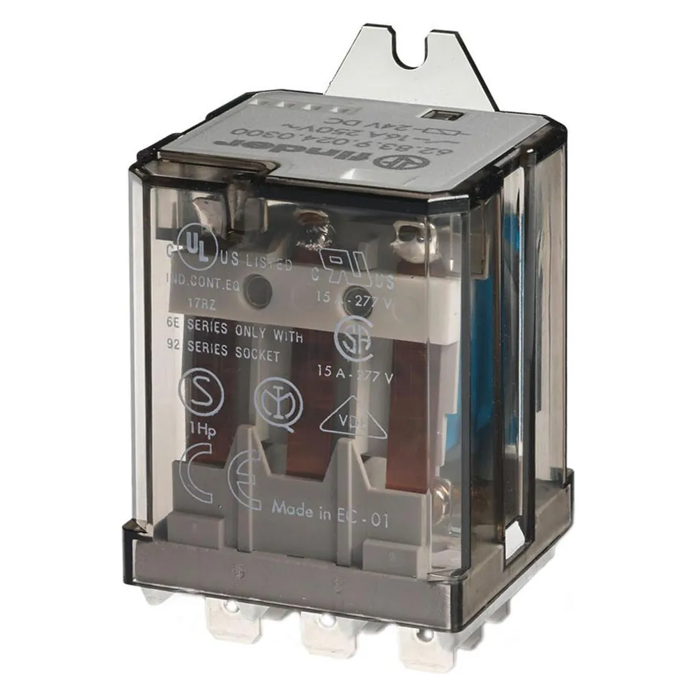 Finder 62.83.8.230.4009 Steckrelais 230 V/AC 16 A 3 Wechsler 1 St.