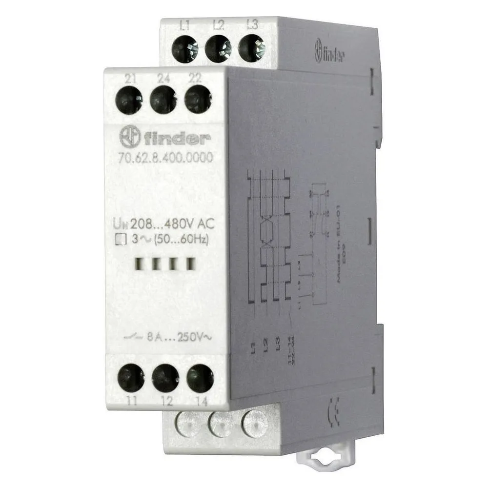 Finder Phase failure relay 8A
