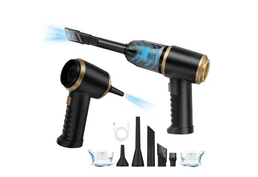 Fine Life Pro Akku-Handstaubsauger 15000Pa USB aufladbar Mini Staubsauger, 80 W, Nass & Trocken Handsauger, für den Auto, Haus, Küche, Tierhaare